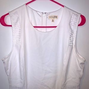 Maison Jules All White Minimal Flowy Dress